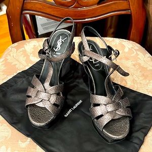Saint Laurent Tribute platform sandals